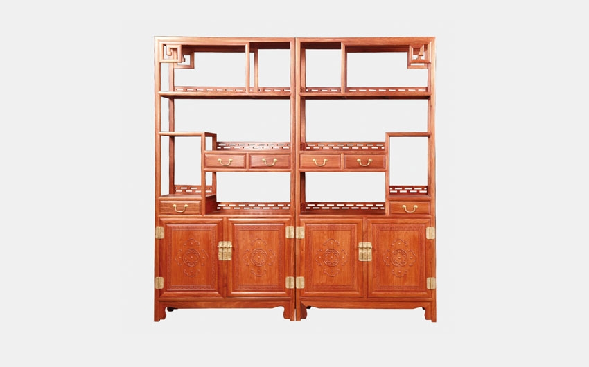 多抽屉书橱博古架