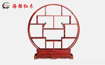 圆形多宝阁，博古架